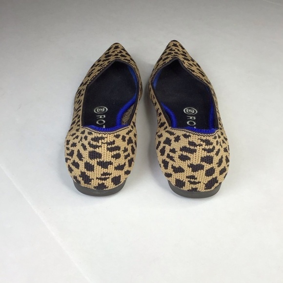 Rothy’s The Point Flats in Cheetah Print Size 7. - Picture 5 of 10